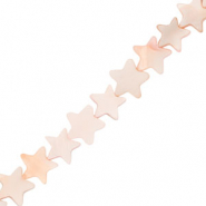 Schelp kralen star Light pink