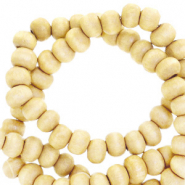 Houten kralen 8mm rond Nature hout-natural