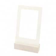 Sieraden display voor oorbellen Natural-off white