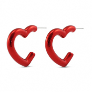 Musthave oorbellen heart Red