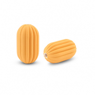 Acryl kralen oval Orange