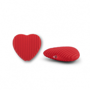 Acryl kralen heart Red