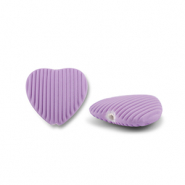 Acryl kralen heart Purple