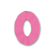 Acryl hangers oval Magenta pink