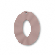 Acryl hangers oval Taupe brown