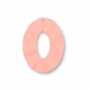 Acryl hangers oval Salmon pink