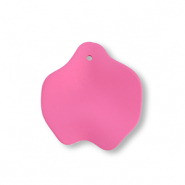 Acryl hangers leaf Magenta pink