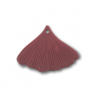 Acryl hangers leaf Dark red-brown