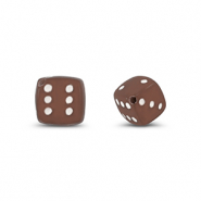 Acryl kralen dice Brown