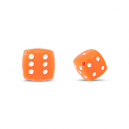 Acryl kralen dice Orange