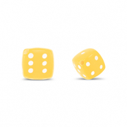 Acryl kralen dice Yellow