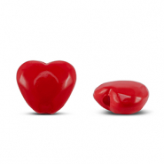 Acryl kralen heart Red