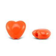Acryl kralen heart Orange