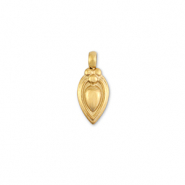 Bedels van Stainless steel Roestvrij staal (RVS) drop Gold