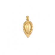 Bedels van Stainless steel Roestvrij staal (RVS) drop Gold