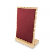 Sieraden display voor kettingen Natural-bordeaux