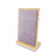 Sieraden display voor kettingen Natural-lilac purple