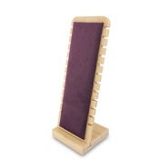 Sieraden display voor armbanden Natural-aubergine purple