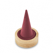 Sieraden display voor ringen Natural-bordeaux