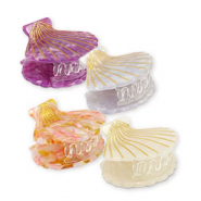 Haaraccessoires haarklemmen mix schelp Gold-purple