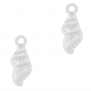 Bedels van Stainless steel Roestvrij staal (RVS) shell Silver