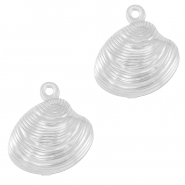 Bedels van Stainless steel Roestvrij staal (RVS) shell Silver