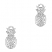 Bedels van Stainless steel Roestvrij staal (RVS) pineapple Silver