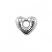 Benodigdheden van Stainless steel Roestvrij staal (RVS) heart Silver