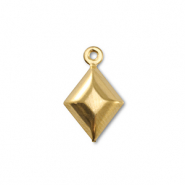 Bedels van Stainless steel Roestvrijstaal (RVS) rhombus Gold