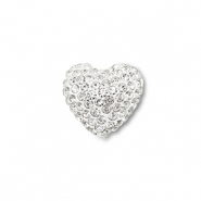 Kralen bohemian heart Silver