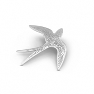 Broches swallow Silver