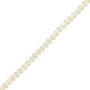 Facet kralen top quality disc 6x4mm Transparent