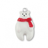 Hangers van resin polarbear White-red