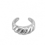 Ringen van Stainless steel Roestvrij staal (RVS) Silver