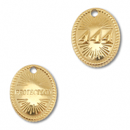 BY31&reg; Bedel van Stainless steel Roestvrijstaal (RVS) angelnumbers 444 / protection Gold