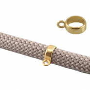 Metaal DQ ring met oog Goud (nikkelvrij)