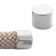 Metaal DQ eindkap Ø10mm Antiek zilver (nikkelvrij)