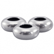 Kraal van DQ metaal 7x3mm Antiek zilver (nikkelvrij)