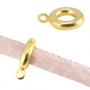 DQ metaal ring met oog Ø5mm Goud (nikkelvrij)