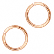 Metaal onderdelen DQ buigring 10.5mm Rosé goud (nikkelvrij)