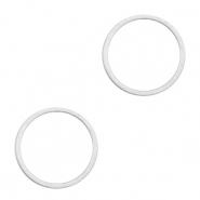 Metaal onderdelen DQ dichte ring 15mm Antiek zilver (nikkelvrij)