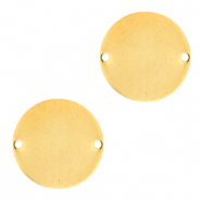 DQ metaal voor ImpressArt Tussenstuk 15mm Goud (nikkelvrij)