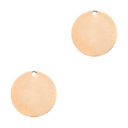 DQ metaal voor ImpressArt Bedel 12mm Ros&eacute; goud (nikkelvrij)