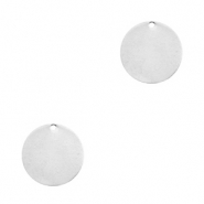 DQ metaal voor ImpressArt bedel 10mm Antiek zilver (nikkelvrij)