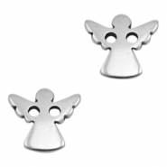 Metaal bedels DQ tussenstuk angel Antiek zilver (nikkelvrij)