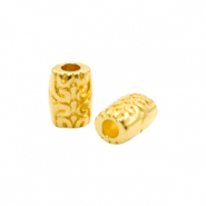 Metaal kralen DQ tube &Oslash;2mm Goud (nikkelvrij)