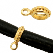 Metaal bedels DQ 8mm Goud (nikkelvrij)