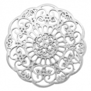 Metaal bedels DQ tussenstuk Bohemian Antiek zilver (nikkelvrij)