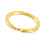 Metaal onderdelen DQ sleutelhanger ring 25mm Goud (nikkelvrij)