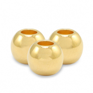 Metaal kralen DQ 6mm Goud (nikkelvrij)